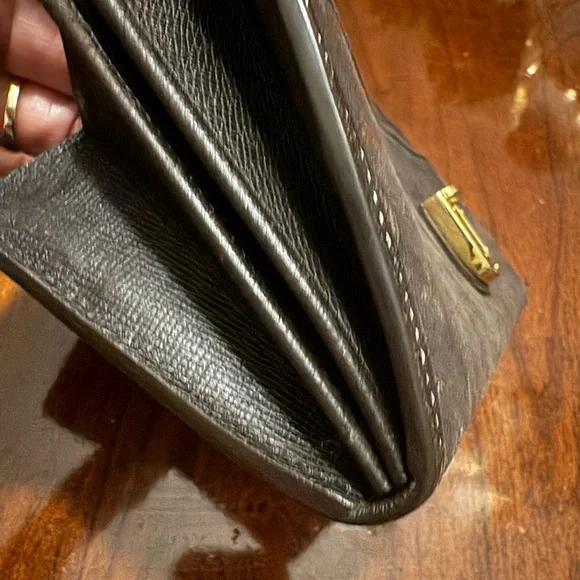 Louis Vuitton Brown Monogram Clutch - Picture 7 of 10